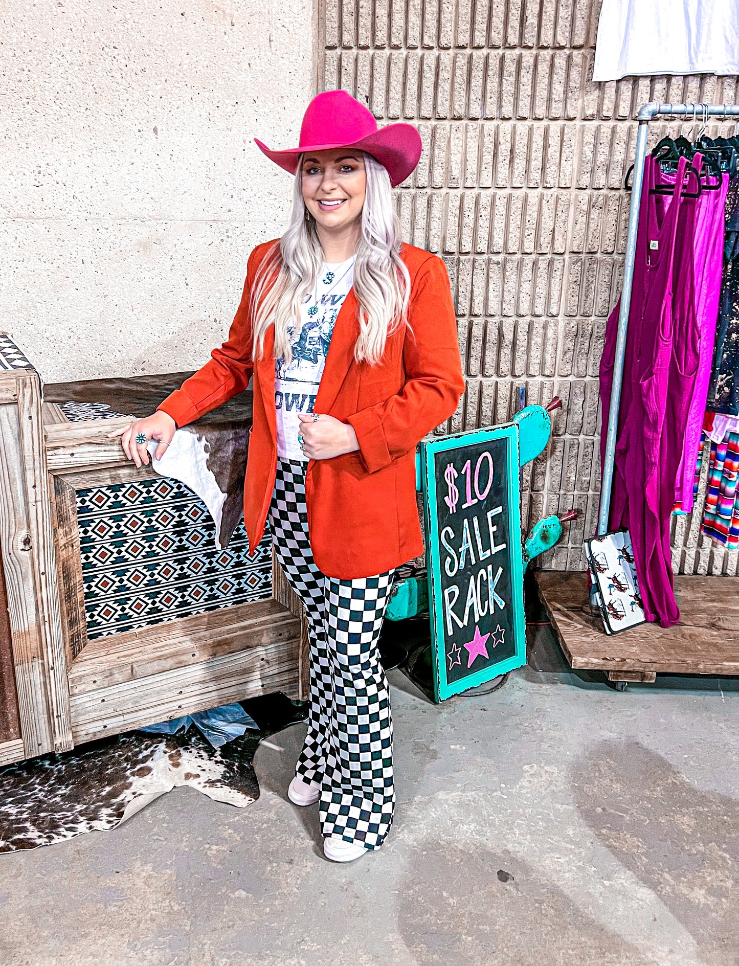 Boss babe blazer (orange)