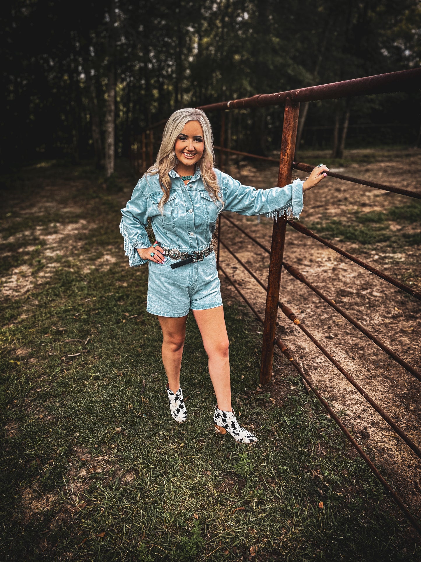 Nashville Cowgirl Romper